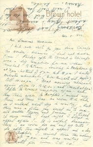 letter from Piatigorsky page 1